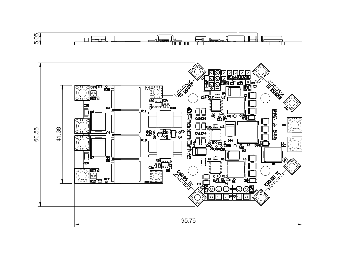 PDB 500 HotSwap Board Schematic