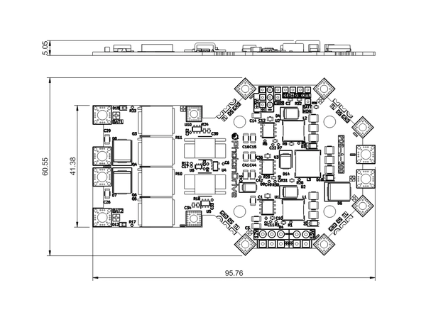 PDB 500 HotSwap Board Schematic